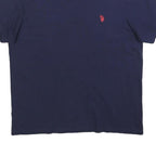 U.S. POLO ASSN Mens Navy Blue Classic T-Shirt L Short Sleeve Crew Neck Cotton