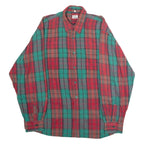 CREATION MANOR Mens Shirt Green 90s Check Long Sleeve L