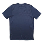 NIKE Mens Blue & Black Sports Graphic T-Shirt L Short Sleeve Crew Neck
