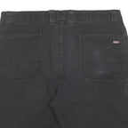 DICKIES Mens Shorts Black Casual Cotton Blend L W36 Durable Workwear Relaxed Fit