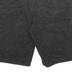 DICKIES Mens Shorts Black Casual Cotton Blend L W36 Durable Workwear Relaxed Fit