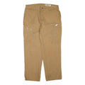 CARHARTT Mens Regular Fit Beige Denim Jeans W38 L32 Workwear Utility Zip