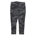 LEVI'S Womens Cotton Blend Black & Grey Camouflage Slim Skinny Trousers W31 L27