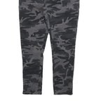 LEVI'S Womens Cotton Blend Black & Grey Camouflage Slim Skinny Trousers W31 L27