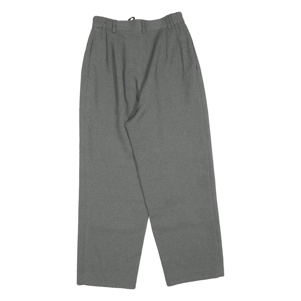 RICO RISTA Womens Grey Regular Fit Straight Trousers W25 L26 Zip Pocketed