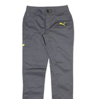PUMA Mens Trousers Green Slim Straight W28 L34