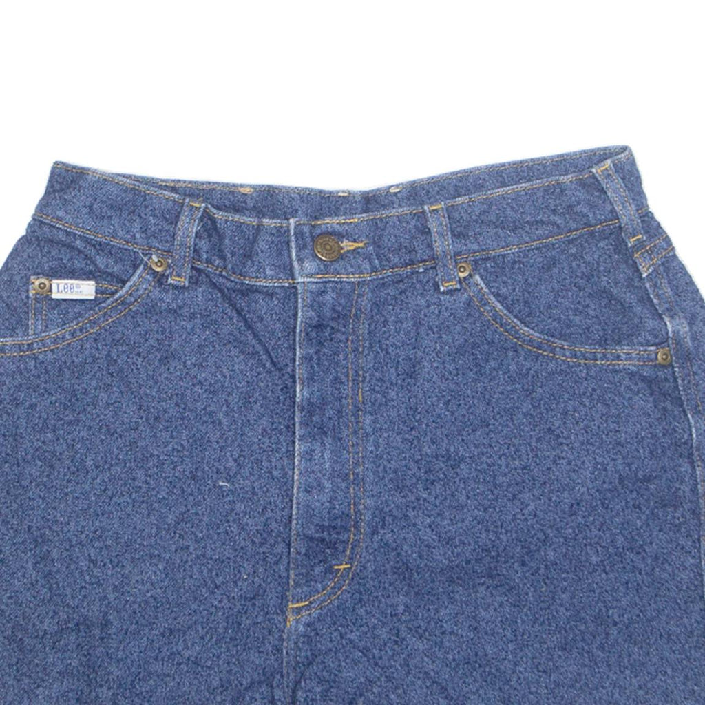LEE Cut Off Womens Denim Shorts Blue 90s M W30