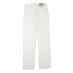 LEVI'S 501 Mens White Regular Straight Denim Raw W28 L33 Classic Button Fly