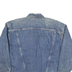 LEVI'S Womens Blue Denim Jacket L Cotton Blend Button Closure Classic Fit
