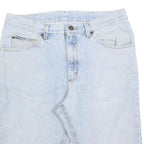 LEE Mens Shorts Blue Casual Denim M W34 Light Wash Cotton Blend