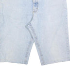 LEE Mens Shorts Blue Casual Denim M W34 Light Wash Cotton Blend