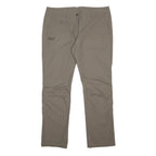 JACK WOLFSKIN Womens Beige Regular Fit Woven Trousers W36 L31 Outdoor Zip