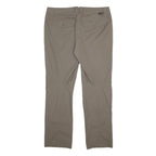 JACK WOLFSKIN Womens Beige Regular Fit Woven Trousers W36 L31 Outdoor Zip