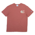 CHAMPION Mens T-Shirt Pink M