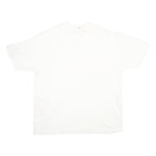STAFFORD Mens White Plain T-Shirt 2XL Short Sleeve Crew Neck Cotton Basic