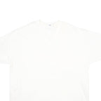 STAFFORD Mens White Plain T-Shirt 2XL Short Sleeve Crew Neck Cotton Basic