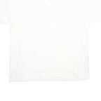 STAFFORD Mens White Plain T-Shirt 2XL Short Sleeve Crew Neck Cotton Basic