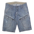 S OLIVER Mens Denim Blue Cargo Shorts M W32 Casual Utility Fashion