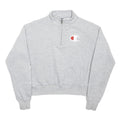 CHAMPION Boys Grey Patterned Jumper Crew Neck Basic Knit S Casual Sportswear
