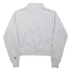 CHAMPION Boys Grey Patterned Jumper Crew Neck Basic Knit S Casual Sportswear