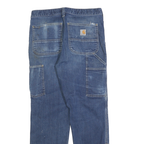 CARHARTT Mens Jeans Blue Relaxed Straight Denim Medium W31 L30 Workwear