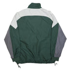 NFL Mens Green White Grey Sport Zip Jacket XL Polyester Plain Green Bay Packers
