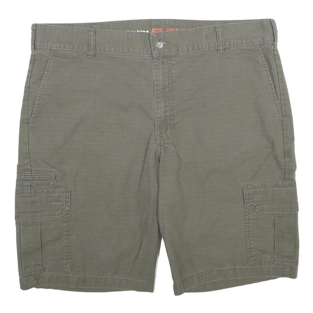 DICKIES Mens Cargo Shorts Green XL W40 Workwear Polyester Blend Casual