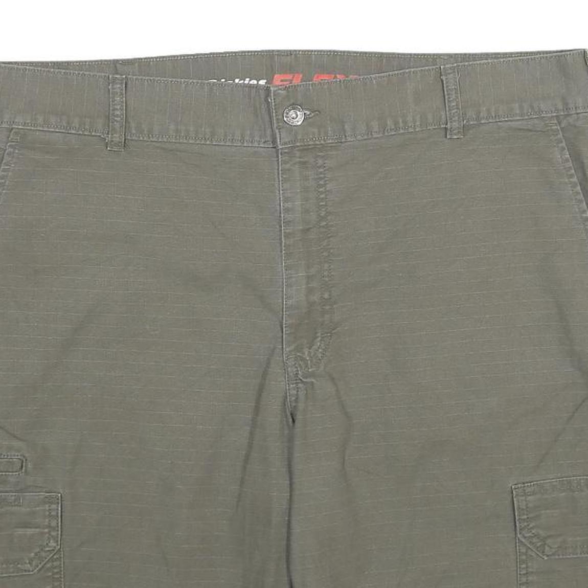 DICKIES Mens Cargo Shorts Green XL W40 Workwear Polyester Blend Casual