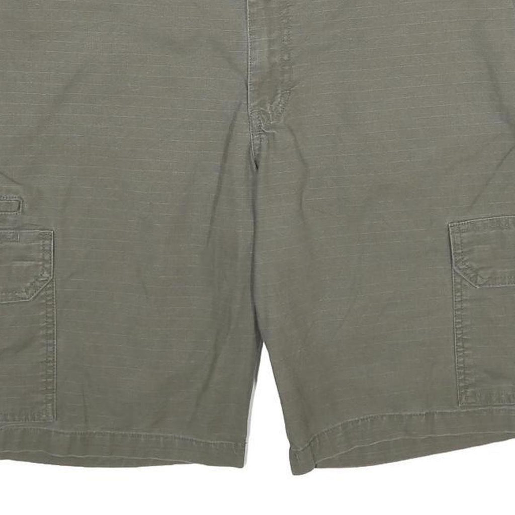 DICKIES Mens Cargo Shorts Green XL W40 Workwear Polyester Blend Casual