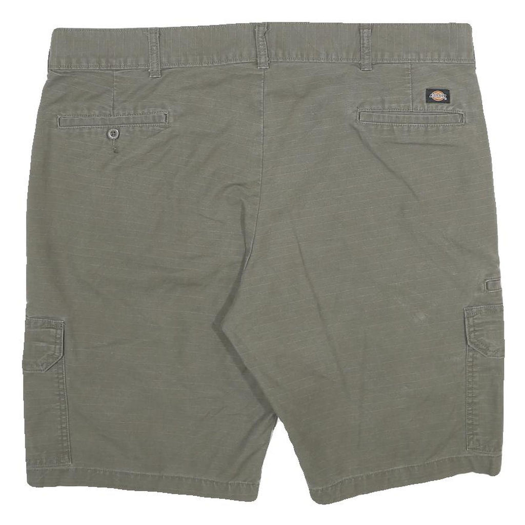 DICKIES Mens Cargo Shorts Green XL W40 Workwear Polyester Blend Casual