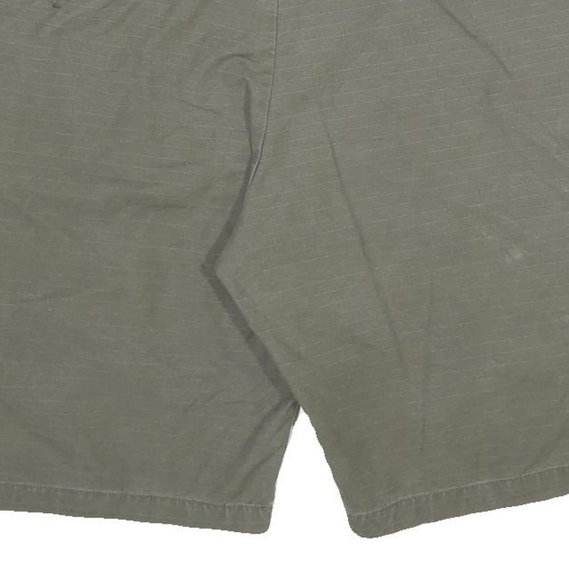 DICKIES Mens Cargo Shorts Green XL W40 Workwear Polyester Blend Casual