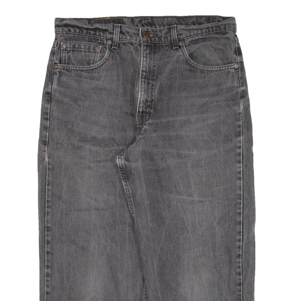 LEVI'S 555 Mens Jeans Black Relaxed Straight W36 L24