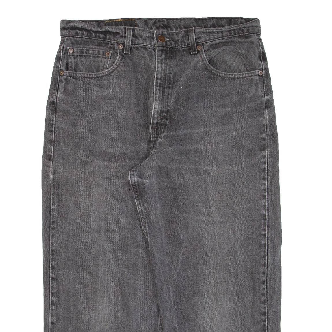 LEVI'S 555 Mens Jeans Black Relaxed Straight W36 L24