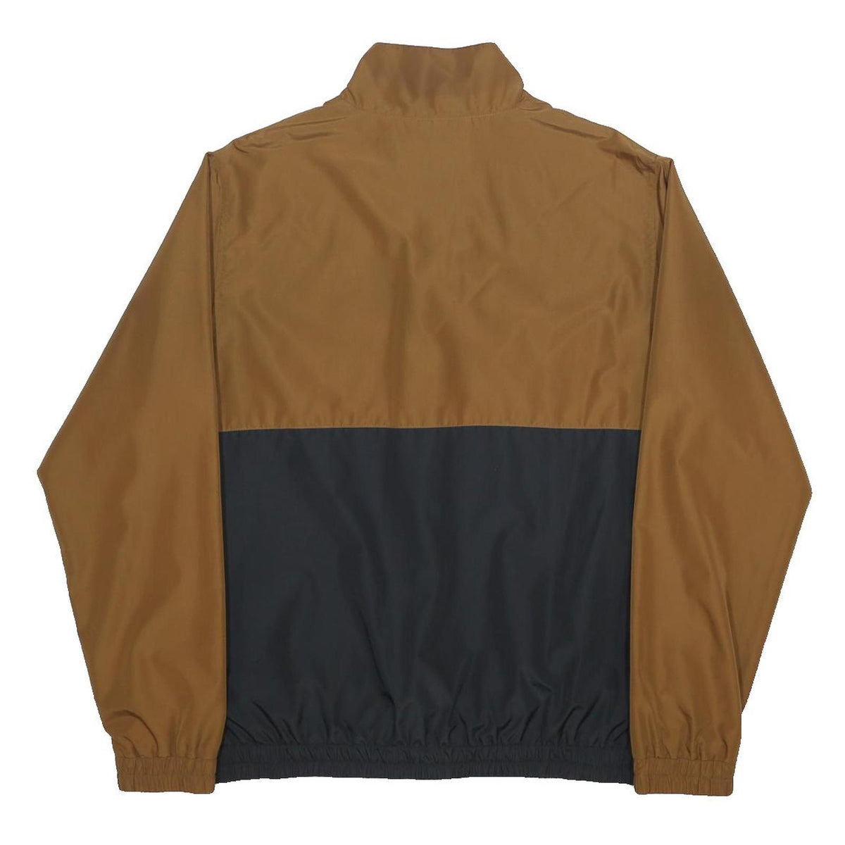 CARHARTT WIP Mens Brown & Black Track Jacket M Polyester Zip Casual Sportswear