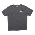 BENCH Mens Grey Graphic T-Shirt XL Short Sleeve Crew Neck Casual Cotton Blend
