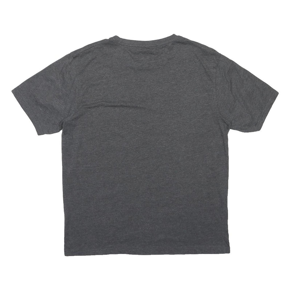BENCH Mens Grey Graphic T-Shirt XL Short Sleeve Crew Neck Casual Cotton Blend