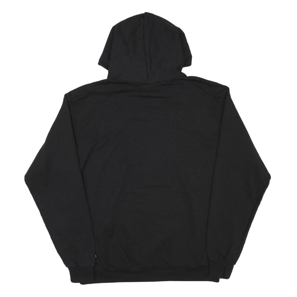 CHAMPION Mens Black Champlain College Pullover Hoodie L Cotton Blend