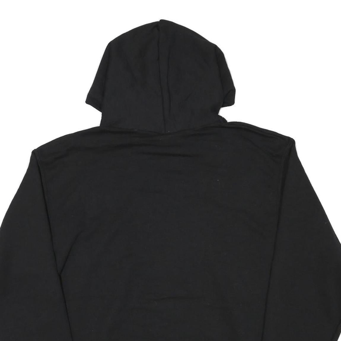 CHAMPION Mens Black Champlain College Pullover Hoodie L Cotton Blend