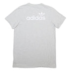 ADIDAS Womens Grey Day Jersey Plain Short Sleeve Mini UK 12 Casual Cotton Blend