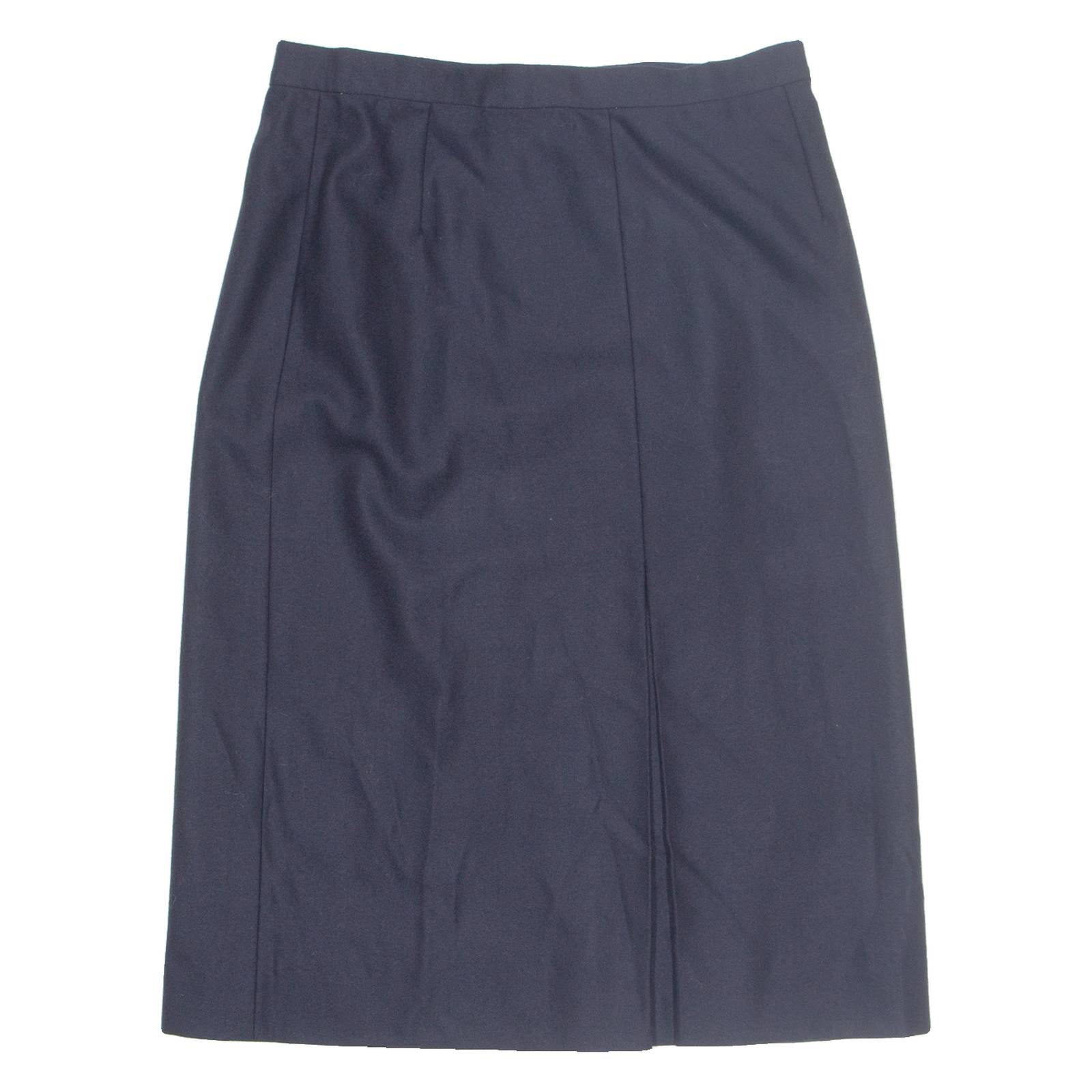 Womens Straight Skirt Blue Midi S