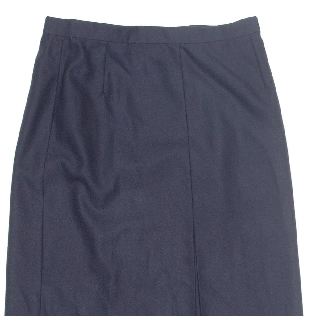 Womens Straight Skirt Blue Midi S