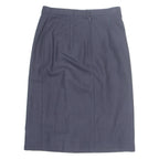 Womens Straight Skirt Blue Midi S