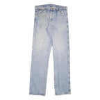 DICKIES Mens Jeans Blue Regular Straight Denim Light W32 L36 Classic Cotton