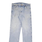 DICKIES Mens Jeans Blue Regular Straight Denim Light W32 L36 Classic Cotton