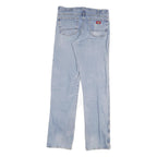DICKIES Mens Jeans Blue Regular Straight Denim Light W32 L36 Classic Cotton