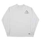 RUSSELL ATHLETIC Mens Grey Colfax Football Long Sleeve Crew Neck T-Shirt L