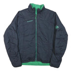 MAMMUT Womens Blue & Green Reversible Quilted Polyester Blend Jacket S Outdoor