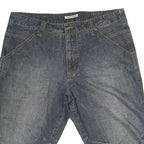 TOM TAILOR Mens Shorts Blue Denim Casual L W38 Cotton Comfort