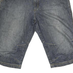 TOM TAILOR Mens Shorts Blue Denim Casual L W38 Cotton Comfort