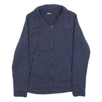 THE NORTH FACE Womens Blue Jacket S Polyester Blend Plain Zip Outdoor Warm